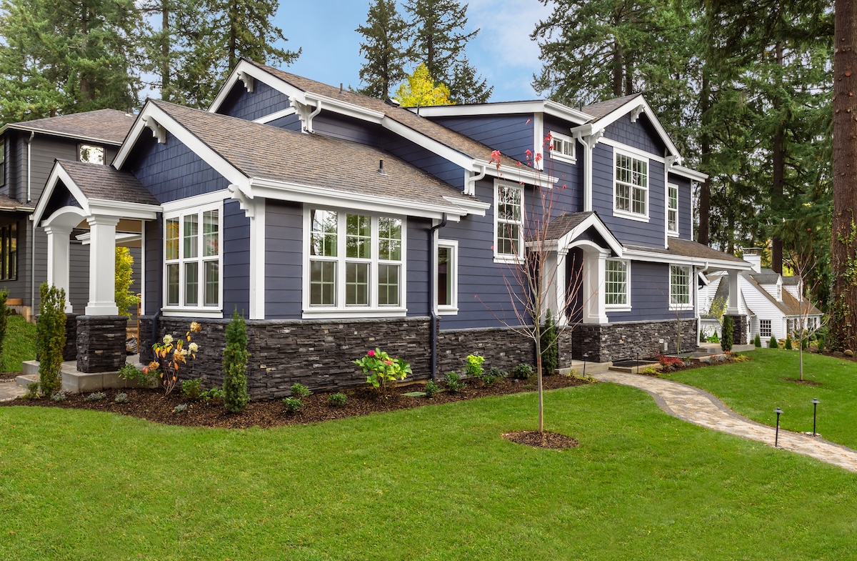 Beautiful, Newly Built Luxury Home Exterior