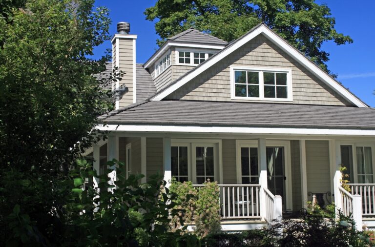 how to measure a roof for shingles Cottage with Grey Shingles