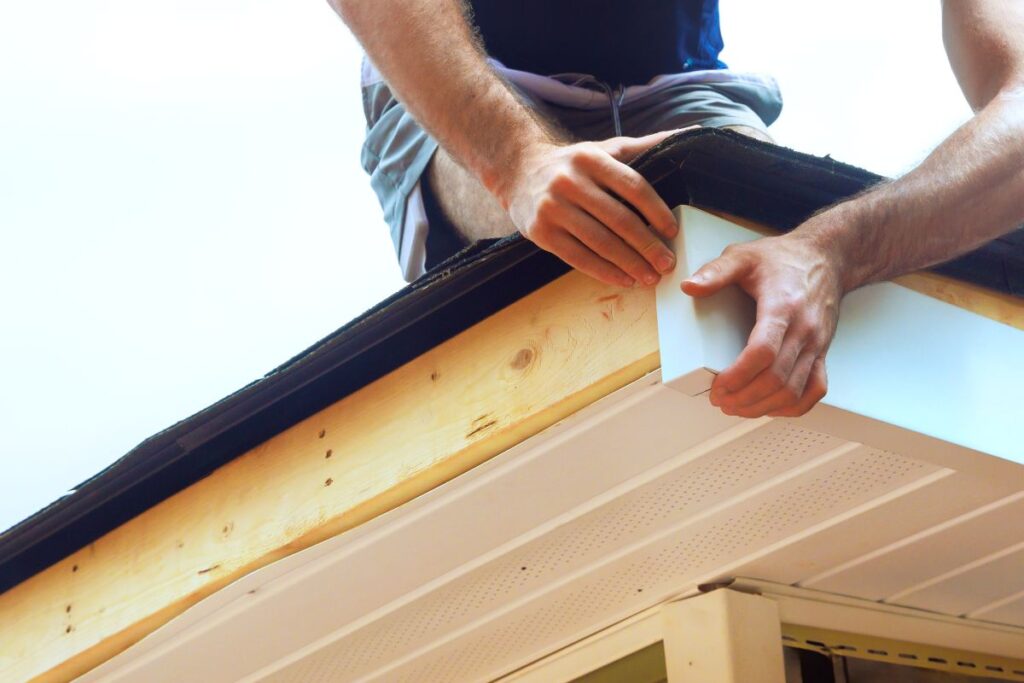 fascia trim will protect wood from damage